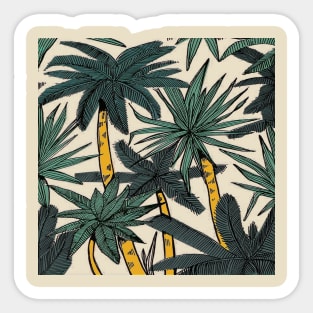 palm vibes Sticker